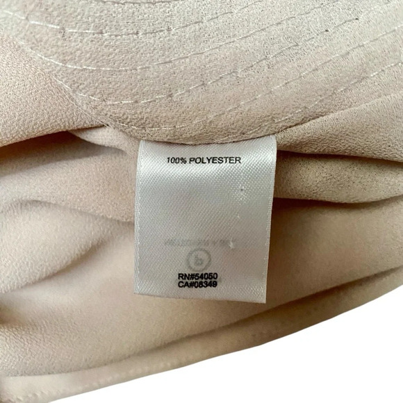 Robbi & Nikki Sequin Chiffon Blouse Tank Top XS Blush Pink Holiday Party - Picture 12 of 12